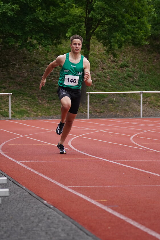Tim Schneider über die 200m (Archivbild)