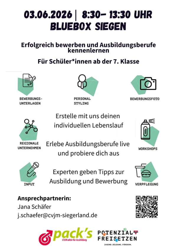 Pack's an! - Bewerbertrag